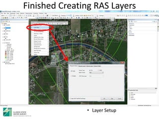 Finished Creating RAS Layers
• Layer Setup
 