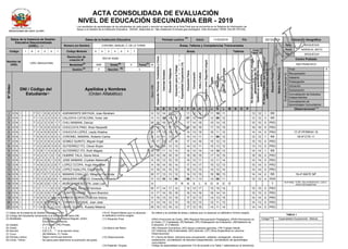 2019
Educativa Descentralizada
(UGEL)
1 8 0 0 0 1
Nombre de
UGEL
UGEL Mariscal Nieto
Estudiante
CORONEL MANUEL C. DE LA TORRE
0 5 2 4 6 3 7
Modalidad
(3)
EBR Grado
(5)
5 Turno
(7)
M
(4)
P
(6)
C
Apellidos y Nombres
SexoH/M
Periodo Lectivo
(8)
Inicio 11/03/2019 Fin 20/12/2019
Talleres
Comp.
Transv. (9)
CienciasSociales
EspecialidadOcupacional(14)
ArteyCultura
CastellanocomoSegundaLengua
Sedesenvuelveenentornosvirtuales
generadosporlasTIC
Gestionasuaprendizajedemanera
calificativominimoexigido(10)
MotivodeRetiro(12)
A B C D E F G H I J K L M N O P
10.minedu.gob.pe/siagie3/. Este formulario TIENE VALOR OFICIAL.
Dpto. MOQUEGUA
Prov. MARISCAL NIETO
Dist. MOQUEGUA
Centro Poblado
SAN FRANCISCO
:
:
(12) Motivo del Retiro :
Observaciones).
(13) Observaciones :
comunitarios.
(14) Especial. Ocupac. :
Observaciones(13)
Final X
Adelanto
Independientes
Aprendizajes Comunitarios
TABLA 1
(14)
1 D N I 7 5 1 0 8 2 9 5 AGRAMONTE MAYHUA, Jose Abraham H 12 14 11 11 11 12 11 11 10 11 13 12 1 RR
2 D N I 7 1 3 3 2 5 6 3 CALIZAYA CATACORA, Victor Jair H 13 10 14 11 07 12 15 12 09 12 12 12 3 RR
3 D N I 7 3 2 3 3 6 1 7 CHILI MAMANI, Daniza M 18 16 19 12 17 14 18 15 14 15 15 15 0 PRO
4 D N I 7 1 5 0 6 0 6 5 CHOCCATA PINO, Khair Nezareth H 18 17 17 17 17 16 16 17 15 15 16 16 0 PRO
5 D N I 7 3 4 5 8 0 8 1 CHUCUYA LOPEZ, Leydy Xhadira M 17 13 16 13 14 13 16 16 11 12 14 14 0 PRO
6 D N I 7 5 9 0 4 9 0 3 CORONEL MAMANI, Roberto Carlos H 12 11 13 11 14 13 11 11 09 12 12 12 1 RR
7 D N I 7 2 0 2 9 4 2 6 GOMEZ QUINTO, Miguel Angel H 17 15 14 16 17 14 16 15 12 13 15 15 0 PRO
8 D N I 7 3 2 6 9 3 9 0 GUTIERREZ ITO, Clever Bryan H 16 15 13 13 14 12 11 15 13 12 13 13 0 PRO
9 D N I 7 3 8 1 3 4 8 2 GUTIERREZ ITO, Ruth Magaly M 16 11 13 14 14 13 14 14 10 13 14 14 1 RR
10 D N I 7 4 2 3 1 0 1 9 HUMIRE TALA, Gloria Alicia M 18 18 18 15 16 16 15 17 16 15 16 16 0 PRO
11 D N I 7 5 4 3 9 1 0 9 JOSE MAMANI, Crystian Nelsond H 16 13 15 15 14 13 11 13 11 14 14 14 0 PRO
12 D N I 7 4 9 2 4 2 8 7 LOPEZ CCOPA, Hugo Alexander H 18 14 16 14 17 14 17 15 12 13 15 14 0 PRO
13 D N I 7 6 4 5 1 7 3 6 LOPEZ HUALLPA, Edgar Rene H 16 14 15 15 16 13 13 14 12 14 14 14 0 PRO
14 D N I 7 2 7 0 7 3 2 3 MAMANI CHALLCO, Milagros Fernanda M 17 13 13 12 14 13 15 16 10 13 14 14 2 RR
15 D N I 7 5 3 2 8 0 6 1 MAQUERA ESTUCO, Emerson Fernando H 13 10 12 09 05 11 13 12 08 11 12 12 4 PER
16 D N I 7 4 8 3 6 1 6 1 H T R A S L A D A D O T PINTO SOTOMAYOR
17 D N I 7 3 1 1 1 8 3 9 PINO LUIS, Monica Francisca M 17 14 17 14 14 13 17 15 16 14 15 15 0 PRO
18 D N I 7 2 9 3 8 7 8 9 QUINTO CHAMBI, Yerson Brandon H 17 14 18 18 16 14 16 16 14 14 15 15 0 PRO
19 D N I 7 4 9 5 2 5 4 6 RAMOS MOROCCO, Erick Antony H 15 13 12 15 17 12 13 14 13 15 14 14 0 PRO
20 D N I 7 4 0 9 5 6 2 9 TORRES CHOQUE, Juan Jose H 14 14 12 13 15 12 13 12 11 13 14 13 0 PRO
21 D N I 7 1 9 4 6 4 3 6 URIBE QUISPE, Russdy Melania M 16 13 19 12 17 12 16 14 11 14 14 14 0 PRO
(2)
(1)
(3) Modalidad :
:
(5) Grado : 1, 2, 3 ,4, 5.
: A,B,C,D
(7) Turno :
(8) Periodo Lectivo :
(9) Comp. Transv. :
 