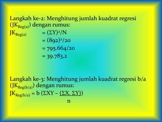 uji linieritas | PPTX