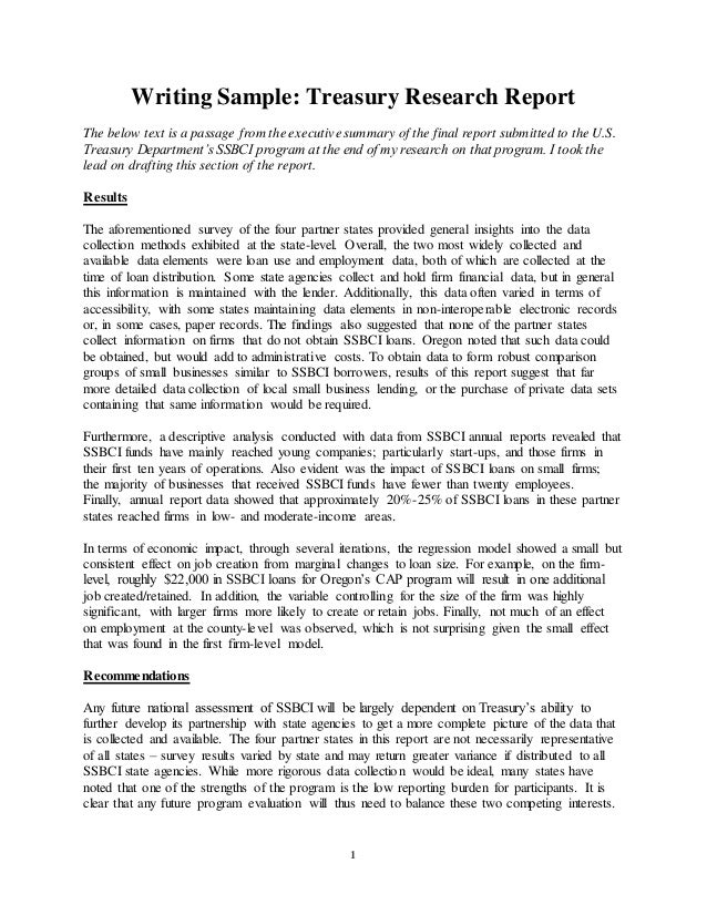 research report essay