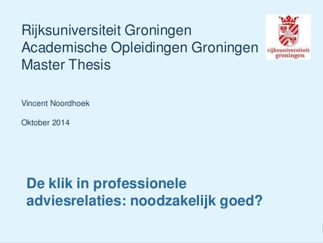 dissertation groningen