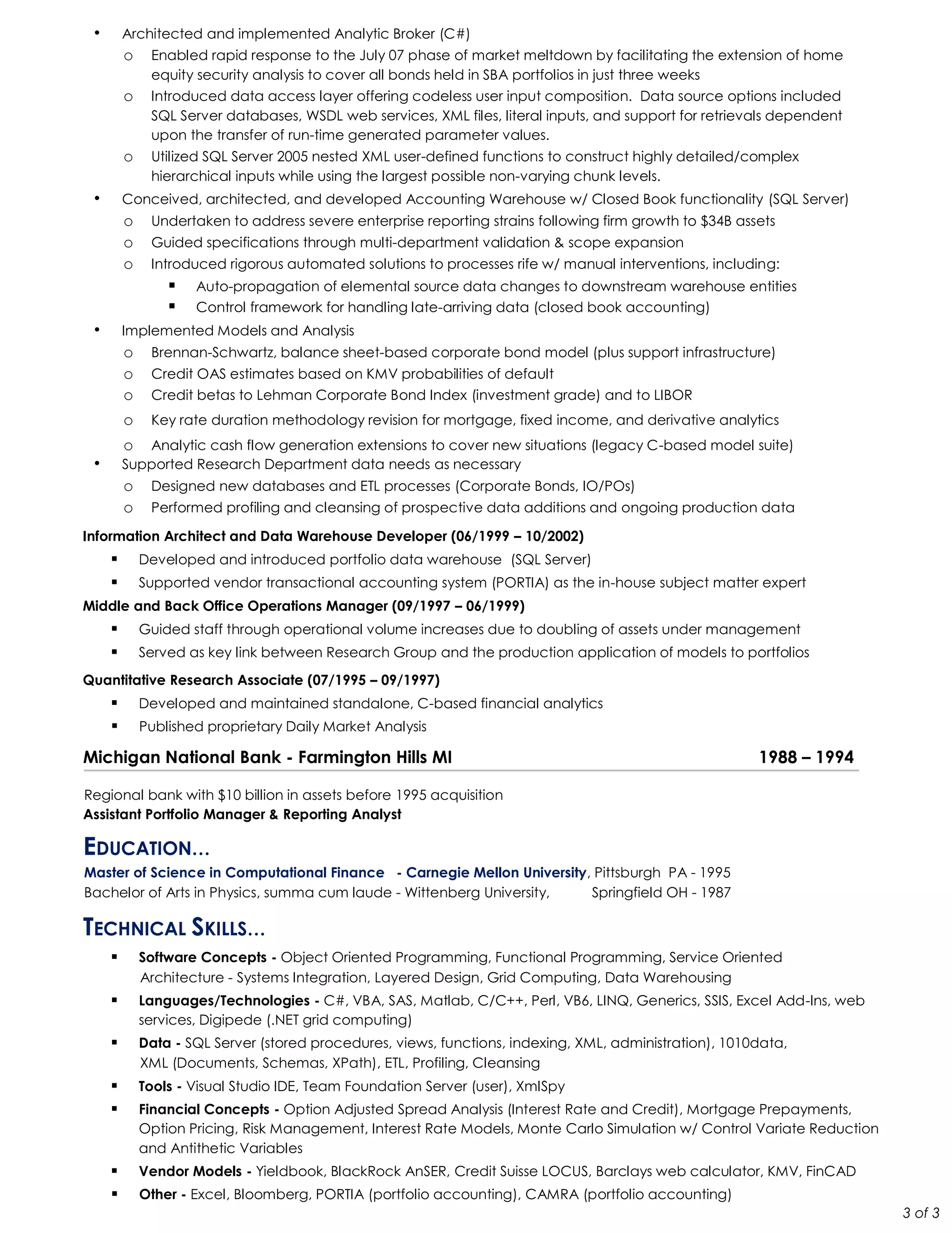 Resume_John Huff | PDF