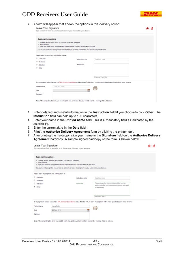 odd receivers user guide v 0 4 dhl form