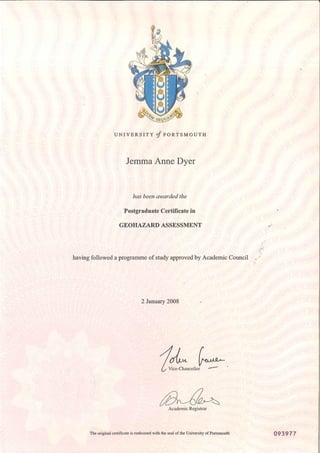 Post Grad Certificate