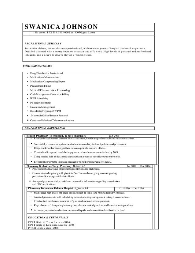 Swanica Johnson Resume
