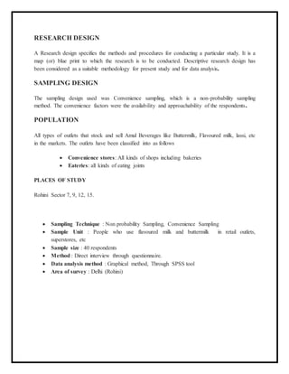 SUMMER TRAINING REPORT of amul whole | DOCX
