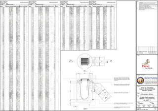 150 500 150
150
150
150
150850100150
150
HEAVY DUTY GRADE A END HINGED GRATING
AND FRAME TO BS497, DUCTILE OR CAST IRON,
CLEAR OPENING 385x317. BACKED WITH C45/20
CONCRETE.
CONCRETE SURROUND FLEXIBLY JOINTED.
WITH 390x320 CLEAR OPENING ACCESS HOLE.
150 CONCRETE SURROUND (C45/20) TO POLYPROPYLENE
GULLY, OR PRECAST CONCRETE GULLY.
150 CONCRETE SURROUND (C45/20) TO PRECAST
CONCRETE GULLY.
Rev Description Prep ChkdAppdDate
Client
Design Consultant
Project
Stage
Title
Scale
Checked Approved Date
Drawing No. Rev
Prepared
Job No.
Notes
1. This Drawing is to be read in conjunction with all other relevant
documentation.
2. Do not scale from this drawing, use only printed dimensions.
3. All dimensions in millimetres, all chainages, levels and coordinates
are in metres unless defined otherwise.
4. This drawing is to be read in conjunction with the project Health and
Safety File for any identified potential risks.
5. Pipe diameters up to 450mm, shall be of uPVC.
6. Pipe diameters above 450mm, shall be of GRP material.
7. Minimum clear cover from finish grade level to the top of pipe shall
be minimum 1200mm.
A Draft Issue for Review N.C W.F W.F DEC '14
10001-JB-22A-PRE-0416 A
DEC '14PHW.FN.C
1:2000@A1 10001
OF ASSET 11
REPORT & GULLY DETAILS
STORM SEWER MANHOLE
PRELIMINARY DESIGN
DIYAR AL MUHARRAQ
PRIORITY WORKS
PRIMARY INFRASTRUCTURE
 