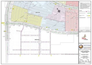 Sub Station
Rev Description Prep ChkdAppdDate
Client
Design Consultant
Project
Stage
Title
Scale
Checked Approved Date
Drawing No. Rev
Prepared
Job No.
10001-JB-11-PRE-0402 A
Jan '15PHW.FN.C
1:2000@A1 10001
SHEET 1 OF 8
LAYOUT PLAN OF ASSET 11
STORM SEWER
PRELIMINARY DESIGN
DIYAR AL MUHARRAQ
PRIORITY WORKS
PRIMARY INFRASTRUCTURE
No.1
No.2
No.6
22A-OUTFALL-6
LEGEND:
PROPOSED MANHOLE shown thus
PROPOSED PIPELINE shown thus
SECTION No. & DIRECTION
shown thus
PROPOSED PIPELINE within Asset
under seperate contract shown thus
Notes
1. This Drawing is to be read in conjunction with all other relevant
documentation.
2. Do not scale from this drawing, use only printed dimensions.
3. All dimensions in millimetres, all chainages, levels and coordinates
are in metres unless defined otherwise.
4. This drawing is to be read in conjunction with the project Health and
Safety File for any identified potential risks.
5. All materials to be approved by EWA/SEPPD prior to installation.
6. Installation to be in accordance with SEPPD standards and best
practices and in accordance with the utility cross sections.
7. All works to be carried out by a SEPPD approved contractor.
8. Pipe diameters up to 450mm, shall be of uPVC.
9. Pipe diameters above 450mm, shall be of GRP material.
10. Minimum clear cover from finish grade level to the top of pipe shall
be minimum 1200mm.
No.10
No.5
A Draft Issue for Review N.C W.F W.F Jan '15
ASSET 22A
ASSET 22B
No.27
No.4
No.18
No.17
 