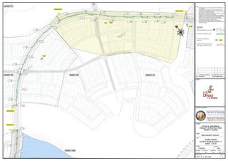 BRI
Rev Description Prep ChkdAppdDate
Client
Design Consultant
Project
Stage
Title
Scale
Checked Approved Date
Drawing No. Rev
Prepared
Job No.
10001-JB-11-PRE-0408 A
Jan '15PHW.FN.C
1:2000@A1 10001
SHEET 7 OF 8
LAYOUT PLAN OF ASSET 11
STORM SEWER
PRELIMINARY DESIGN
DIYAR AL MUHARRAQ
PRIORITY WORKS
PRIMARY INFRASTRUCTURE
No.32
LEGEND:
PROPOSED MANHOLE shown thus
PROPOSED PIPELINE shown thus
SECTION No. & DIRECTION
shown thus
PROPOSED PIPELINE within Asset
under seperate contract shown thus
Notes
1. This Drawing is to be read in conjunction with all other relevant
documentation.
2. Do not scale from this drawing, use only printed dimensions.
3. All dimensions in millimetres, all chainages, levels and coordinates
are in metres unless defined otherwise.
4. This drawing is to be read in conjunction with the project Health and
Safety File for any identified potential risks.
5. All materials to be approved by EWA/SEPPD prior to installation.
6. Installation to be in accordance with SEPPD standards and best
practices and in accordance with the utility cross sections.
7. All works to be carried out by a SEPPD approved contractor.
8. Pipe diameters up to 450mm, shall be of uPVC.
9. Pipe diameters above 450mm, shall be of GRP material.
10. Minimum clear cover from finish grade level to the top of pipe shall
be minimum 1200mm.
No.10
OUTFALL No. 11
OUTFALL No. 24
No.33
No.34
OUTFALL No. 23
OUTFALL No. 16
A Draft Issue for Review N.C W.F W.F Jan '15
ASSET 25 ASSET 15ASSET 26
ASSET 27
ASSET 23B
 