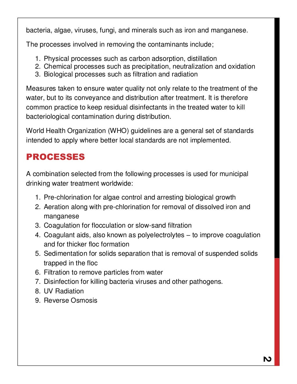Water treatment plant