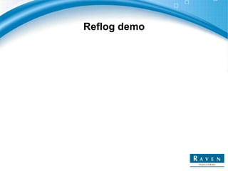 Reflog demo
 