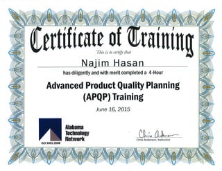 APQP training