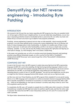 Demystifying dot NET reverse engineering - Part1 | PDF