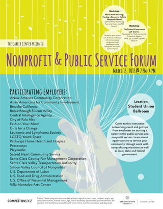 NonProfit&PublicServiceForum