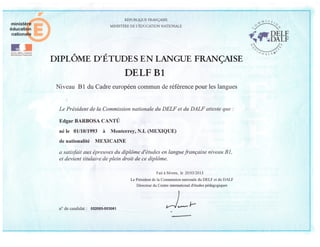French DELF  B1