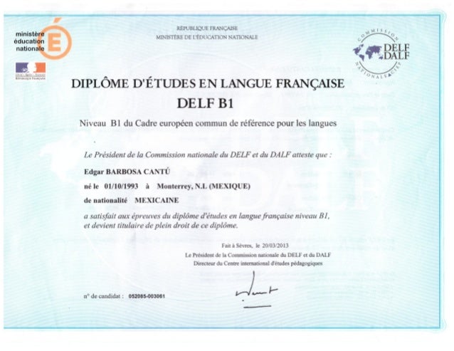 French DELF B1