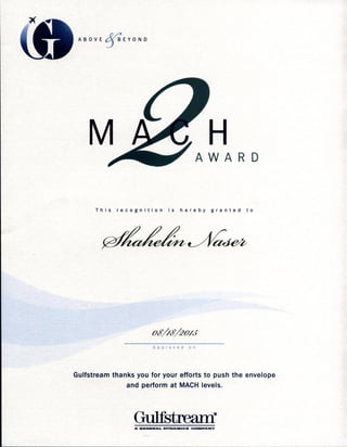 Award - Mach 2