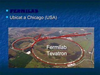 


FERMILAB
Ubicat a Chicago (USA)

 