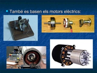 

També es basen els motors elèctrics:

 