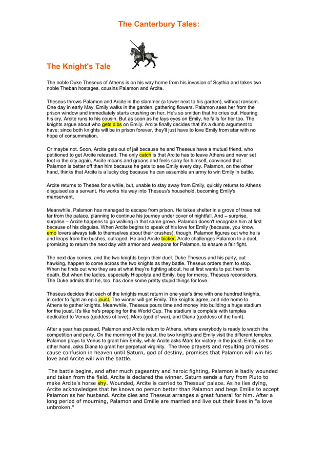 5 Canterbury Tales Pdf