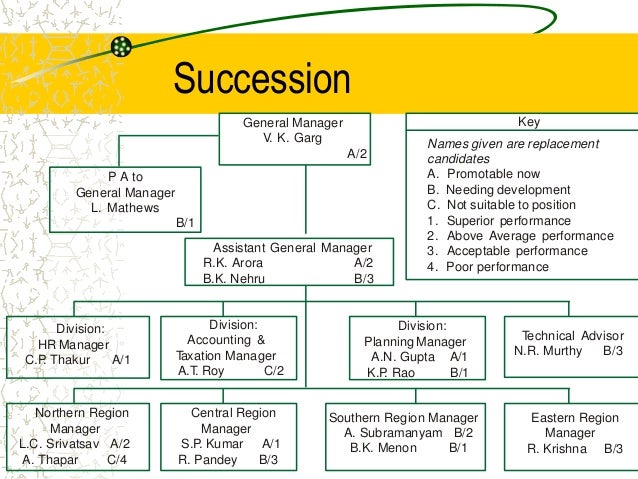 succession plan example