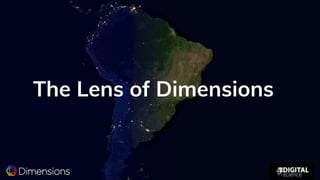The Lens of Dimensions
 
