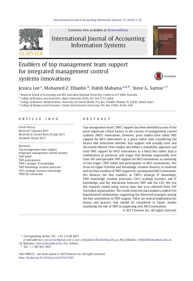 enablers of tmt support fr integrated management control systems inno form tmt 1