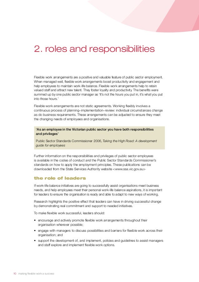 Making Flexible Work A Success Ssa Release Dec 2011 Making Flexible Work A Success Ssa Release Dec 2011