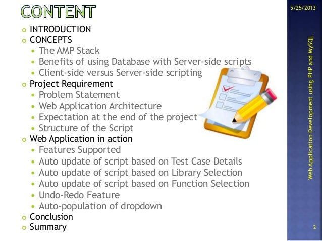 Dynamic Web Application Development Using PHP and MySQL