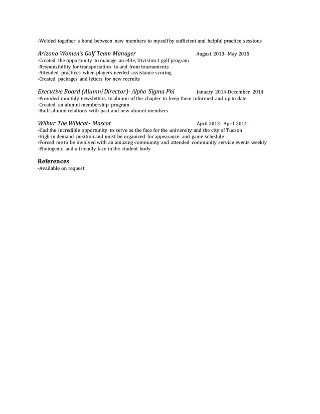 Robert Dema Professional Resum - Robert Dema Professional Resume 2 638