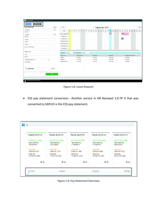 Ess Statement Example Wds SAP Self Services Technologies Going Forward | PDF