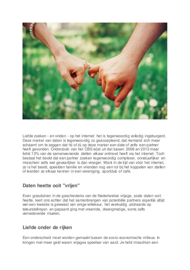De online dating rituelen