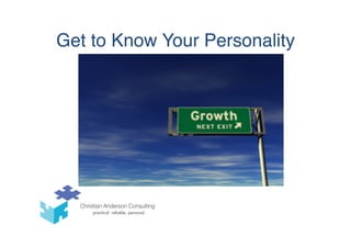 Get to Know Your Personality!
 