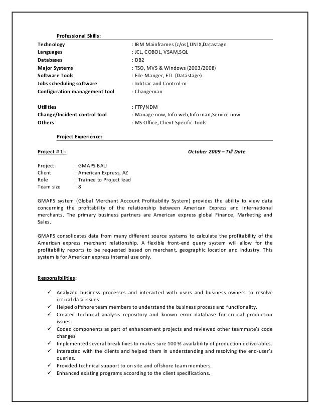 sle resume for 2 years experienced mainframe developer sle resume for mainframe production support 28 images sle resume for 2 years experienced mainframe developer sle resume for mainframe production support 28 images