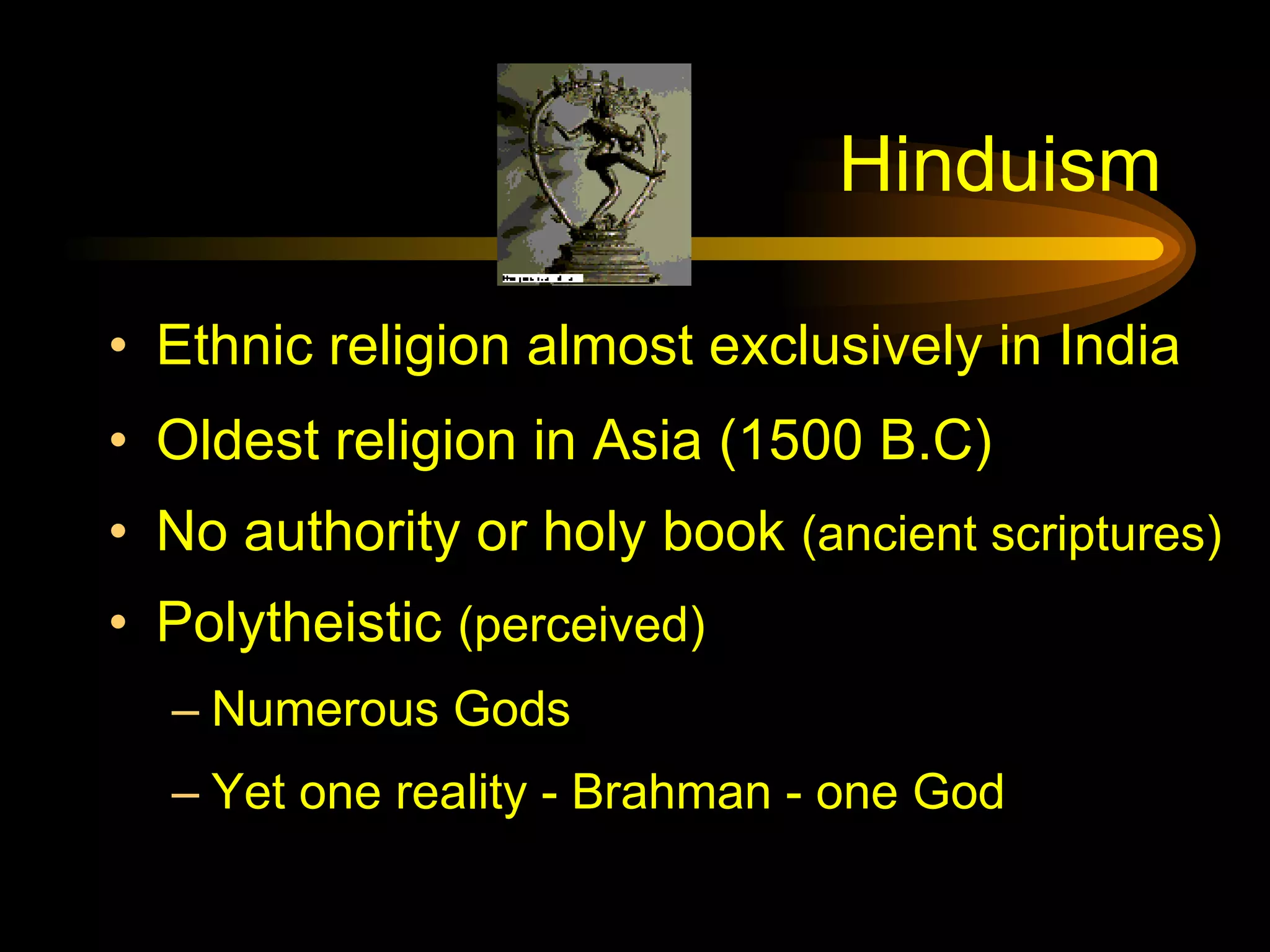 One ethnic religion