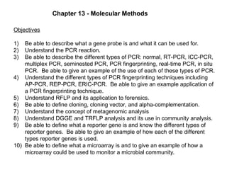 Different Molecular Methods for Nucleic Acid | PPT