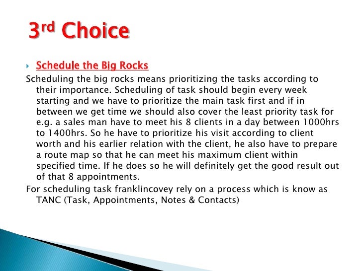 3 choice