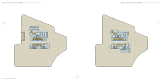 MALE WC
FEMALE WC
22 m
23 m
11 m
Typical lower floor (Level 05) 26,057 sq ft/2,420.8 sq m
Not to scale. For identification purposes only
16
LEVEL NINE
AWC
MALE WC
FEMALE WC
Typical upper floor (Level 09) 26,058 sq ft/2,420.9 sq m
17
 