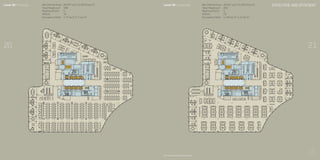 LEVEL 2
MALE WC
FEMALE WC
MALE WC
FEMALE WC
Net Internal Area	 26,057 sq ft (2,420.8 sq m)
Total Headcount	 348
Meeting Rooms	 5
Offices	 16
Occupancy Ratio	 1:75 sq ft (1:7 sq m)
Level 05 CorporateLevel 05 Financial Net Internal Area	 26,057 sq ft (2,420.8 sq m)
Total Headcount	 203
Meeting Rooms	 5
Offices	 23
Occupancy Ratio	 1:128 sq ft (1:12 sq m)
Not to scale. For identification purposes only
2120
EFFECTIVE AND EFFICIENT
 