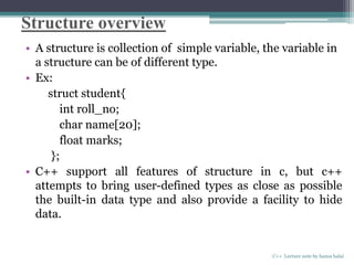 classes and objects in C++ | PPT