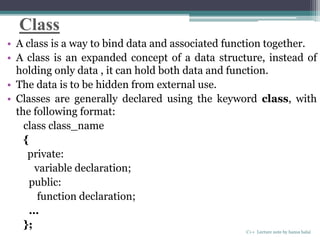 classes and objects in C++ | PPT