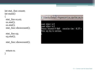 classes and objects in C++ | PPT