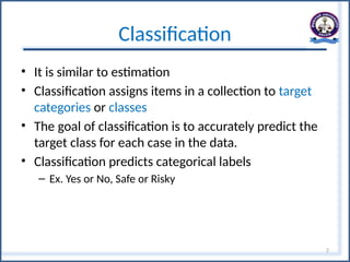 5_Classification.pptx,data mining,data anayltics | PPTX