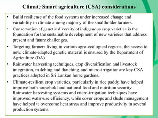 5 Climate Smart Agriculture for training of trainers | PDF