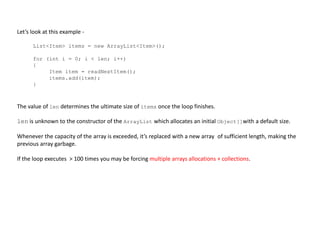 5 Coding Hacks to Reduce GC Overhead | PDF