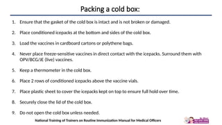 5_Cold Chain.pptx useful for community set up | PPTX