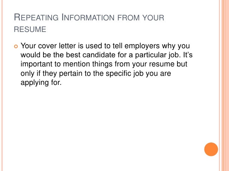 5 mon Cover Letter Mistakes 5 mon Cover Letter Mistakes