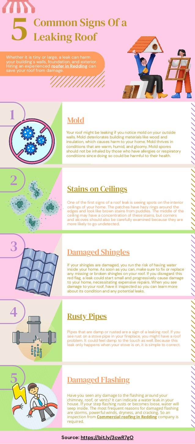 5 Common Signs of Leaking Roof