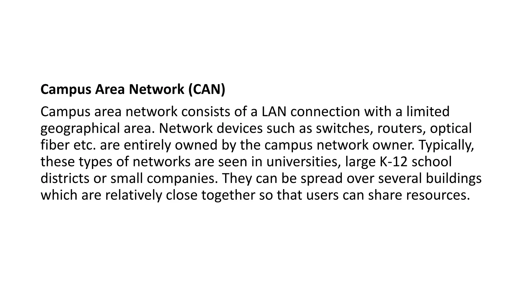 5 common types of computer networking | PPT