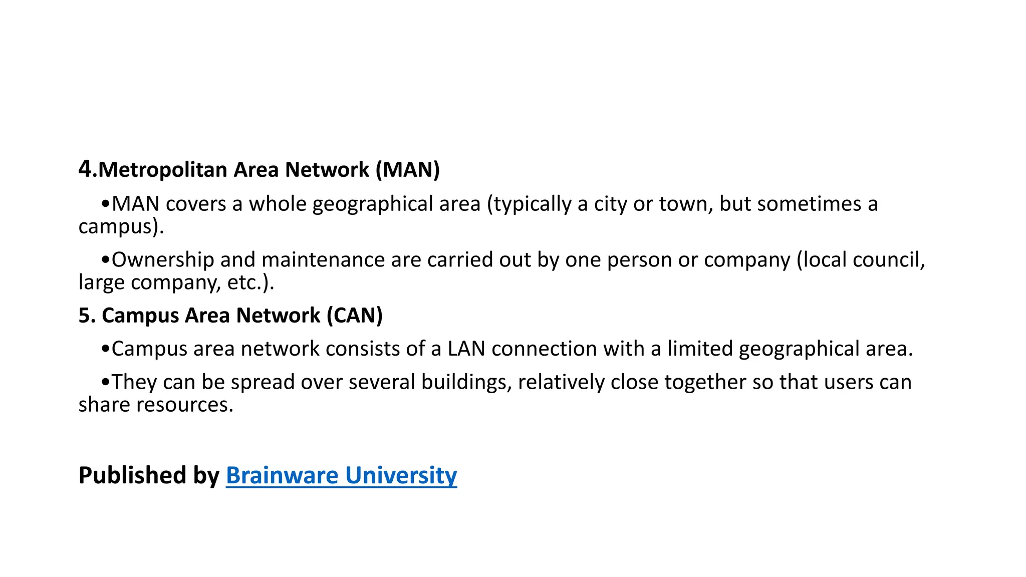 5 common types of computer networking | PPT